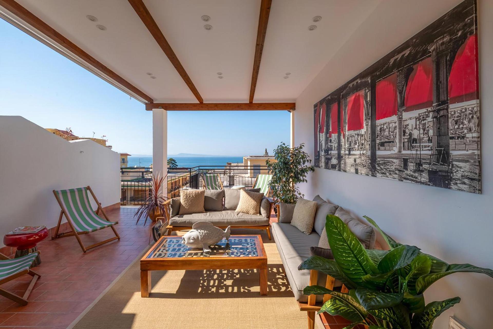 Apartment Rooftop 31 With Sea View Sorrento